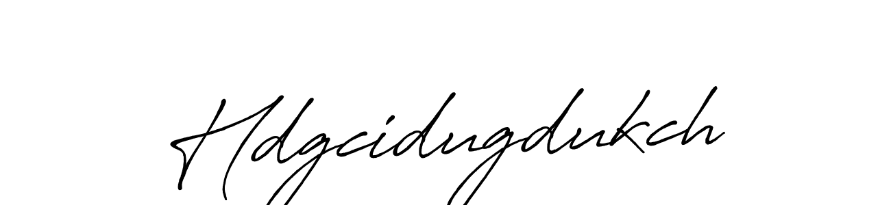 Make a beautiful signature design for name Hdgcidugdukch. With this signature (Antro_Vectra_Bolder) style, you can create a handwritten signature for free. Hdgcidugdukch signature style 7 images and pictures png