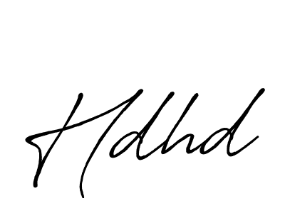 Create a beautiful signature design for name Hdhd. With this signature (Antro_Vectra_Bolder) fonts, you can make a handwritten signature for free. Hdhd signature style 7 images and pictures png