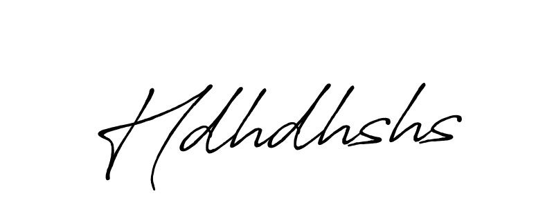 Make a beautiful signature design for name Hdhdhshs. With this signature (Antro_Vectra_Bolder) style, you can create a handwritten signature for free. Hdhdhshs signature style 7 images and pictures png