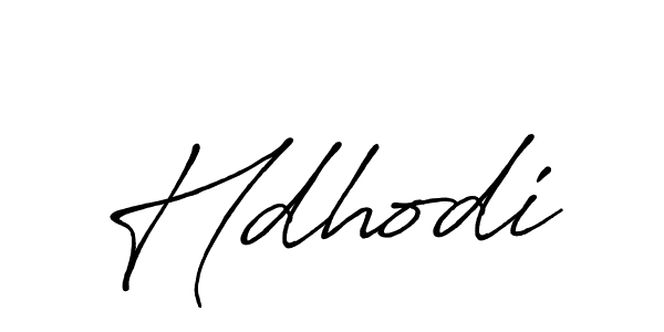 How to make Hdhodi signature? Antro_Vectra_Bolder is a professional autograph style. Create handwritten signature for Hdhodi name. Hdhodi signature style 7 images and pictures png