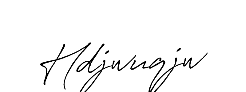 Create a beautiful signature design for name Hdjwuqjw. With this signature (Antro_Vectra_Bolder) fonts, you can make a handwritten signature for free. Hdjwuqjw signature style 7 images and pictures png
