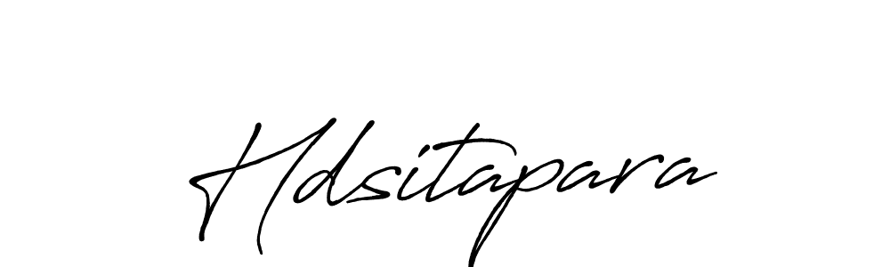 Use a signature maker to create a handwritten signature online. With this signature software, you can design (Antro_Vectra_Bolder) your own signature for name Hdsitapara. Hdsitapara signature style 7 images and pictures png
