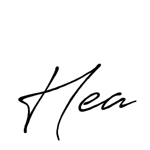 Similarly Antro_Vectra_Bolder is the best handwritten signature design. Signature creator online .You can use it as an online autograph creator for name Hea. Hea signature style 7 images and pictures png