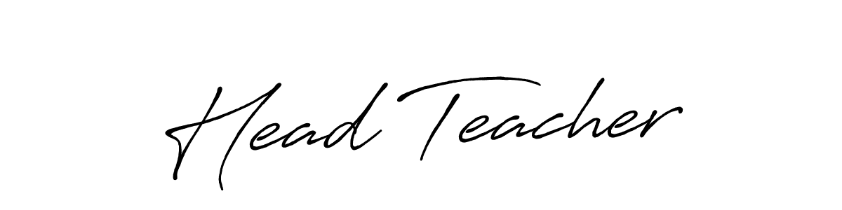 Also You can easily find your signature by using the search form. We will create Head Teacher name handwritten signature images for you free of cost using Antro_Vectra_Bolder sign style. Head Teacher signature style 7 images and pictures png