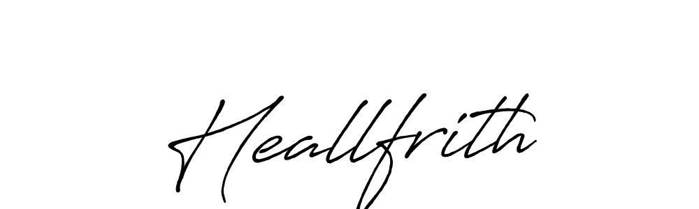 Create a beautiful signature design for name Heallfrith. With this signature (Antro_Vectra_Bolder) fonts, you can make a handwritten signature for free. Heallfrith signature style 7 images and pictures png