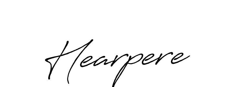How to Draw Hearpere signature style? Antro_Vectra_Bolder is a latest design signature styles for name Hearpere. Hearpere signature style 7 images and pictures png