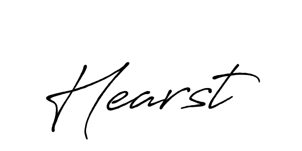 The best way (Antro_Vectra_Bolder) to make a short signature is to pick only two or three words in your name. The name Hearst include a total of six letters. For converting this name. Hearst signature style 7 images and pictures png