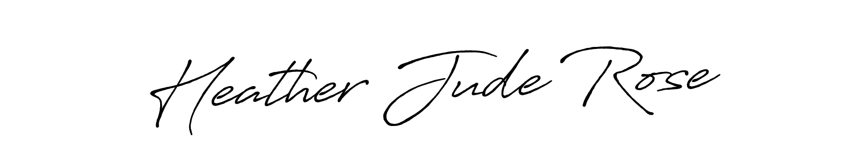 The best way (Antro_Vectra_Bolder) to make a short signature is to pick only two or three words in your name. The name Heather Jude Rose include a total of six letters. For converting this name. Heather Jude Rose signature style 7 images and pictures png