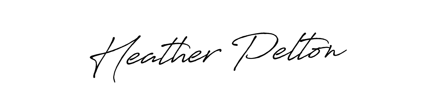 Use a signature maker to create a handwritten signature online. With this signature software, you can design (Antro_Vectra_Bolder) your own signature for name Heather Pelton. Heather Pelton signature style 7 images and pictures png