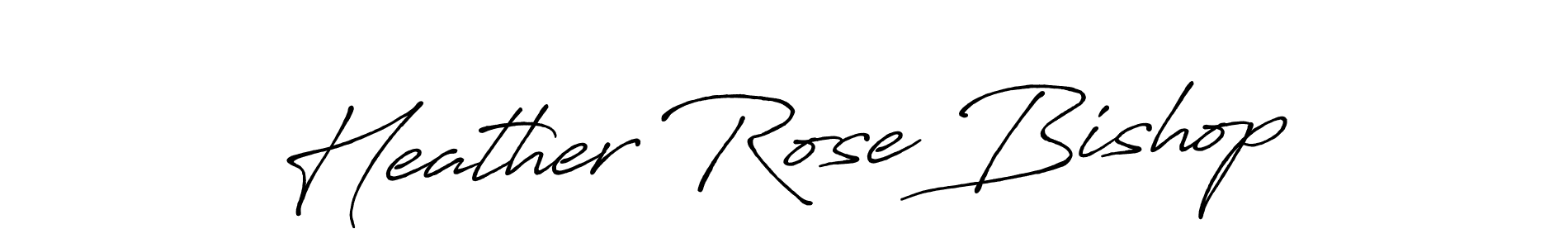 The best way (Antro_Vectra_Bolder) to make a short signature is to pick only two or three words in your name. The name Heather Rose Bishop include a total of six letters. For converting this name. Heather Rose Bishop signature style 7 images and pictures png