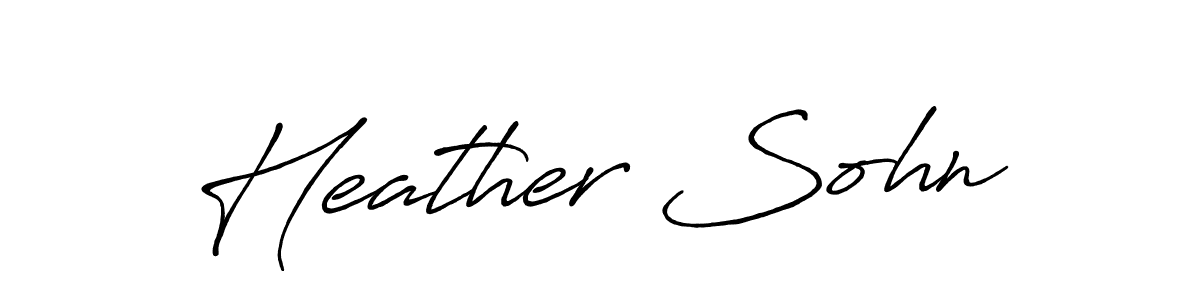 Antro_Vectra_Bolder is a professional signature style that is perfect for those who want to add a touch of class to their signature. It is also a great choice for those who want to make their signature more unique. Get Heather Sohn name to fancy signature for free. Heather Sohn signature style 7 images and pictures png