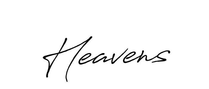 Make a beautiful signature design for name Heavens. Use this online signature maker to create a handwritten signature for free. Heavens signature style 7 images and pictures png