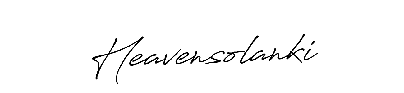 Here are the top 10 professional signature styles for the name Heavensolanki. These are the best autograph styles you can use for your name. Heavensolanki signature style 7 images and pictures png