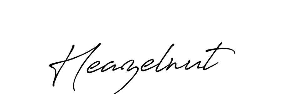 Also we have Heazelnut name is the best signature style. Create professional handwritten signature collection using Antro_Vectra_Bolder autograph style. Heazelnut signature style 7 images and pictures png