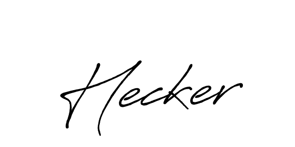 How to make Hecker signature? Antro_Vectra_Bolder is a professional autograph style. Create handwritten signature for Hecker name. Hecker signature style 7 images and pictures png