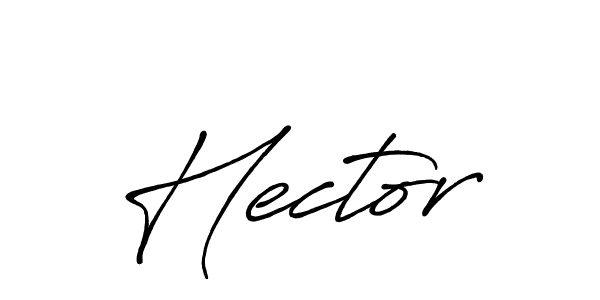 You should practise on your own different ways (Antro_Vectra_Bolder) to write your name (Hector) in signature. don't let someone else do it for you. Hector signature style 7 images and pictures png