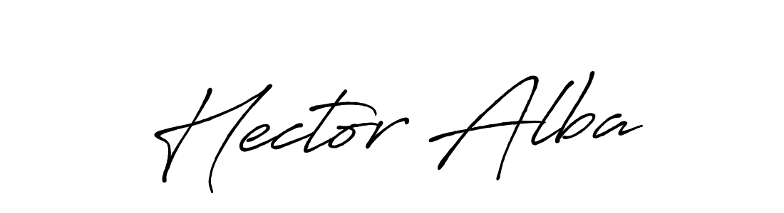 This is the best signature style for the Hector Alba name. Also you like these signature font (Antro_Vectra_Bolder). Mix name signature. Hector Alba signature style 7 images and pictures png
