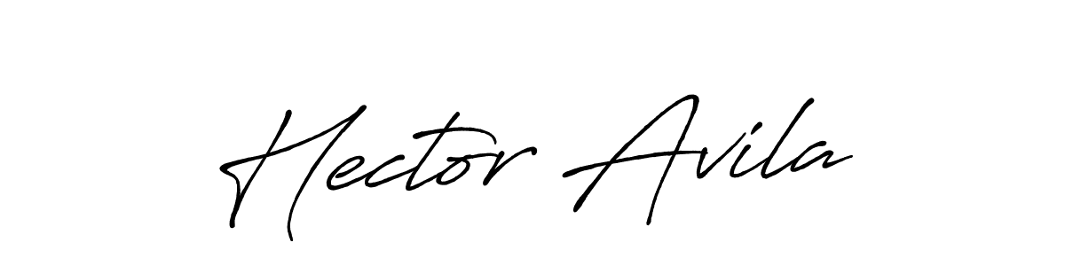 How to make Hector Avila signature? Antro_Vectra_Bolder is a professional autograph style. Create handwritten signature for Hector Avila name. Hector Avila signature style 7 images and pictures png