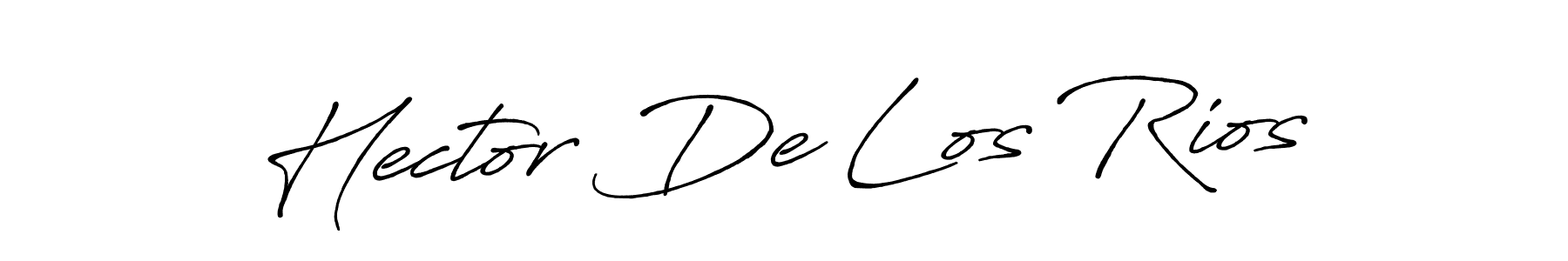 You should practise on your own different ways (Antro_Vectra_Bolder) to write your name (Hector De Los Rios) in signature. don't let someone else do it for you. Hector De Los Rios signature style 7 images and pictures png