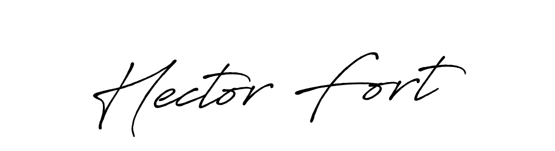 Make a beautiful signature design for name Hector Fort. Use this online signature maker to create a handwritten signature for free. Hector Fort signature style 7 images and pictures png