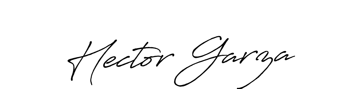 Use a signature maker to create a handwritten signature online. With this signature software, you can design (Antro_Vectra_Bolder) your own signature for name Hector Garza. Hector Garza signature style 7 images and pictures png