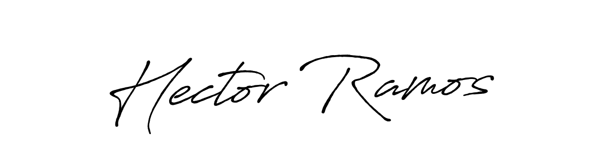 It looks lik you need a new signature style for name Hector Ramos. Design unique handwritten (Antro_Vectra_Bolder) signature with our free signature maker in just a few clicks. Hector Ramos signature style 7 images and pictures png