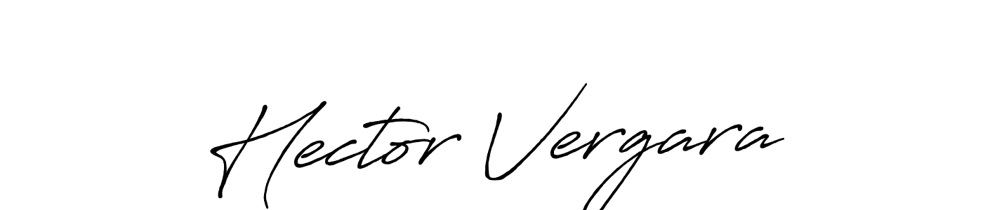 Antro_Vectra_Bolder is a professional signature style that is perfect for those who want to add a touch of class to their signature. It is also a great choice for those who want to make their signature more unique. Get Hector Vergara name to fancy signature for free. Hector Vergara signature style 7 images and pictures png