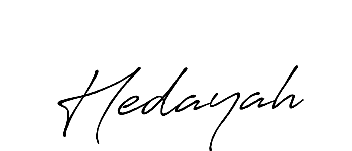 Use a signature maker to create a handwritten signature online. With this signature software, you can design (Antro_Vectra_Bolder) your own signature for name Hedayah. Hedayah signature style 7 images and pictures png