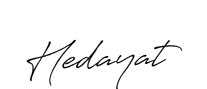 How to make Hedayat signature? Antro_Vectra_Bolder is a professional autograph style. Create handwritten signature for Hedayat name. Hedayat signature style 7 images and pictures png