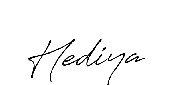 Best and Professional Signature Style for Hediya. Antro_Vectra_Bolder Best Signature Style Collection. Hediya signature style 7 images and pictures png