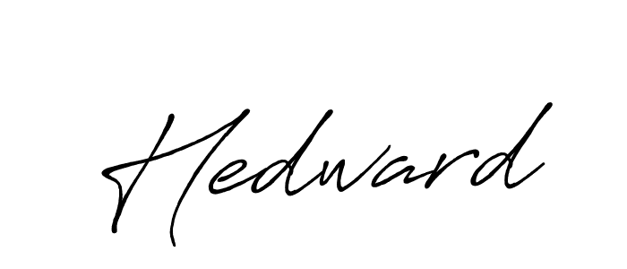 How to make Hedward name signature. Use Antro_Vectra_Bolder style for creating short signs online. This is the latest handwritten sign. Hedward signature style 7 images and pictures png