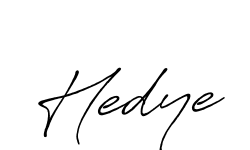 How to make Hedye signature? Antro_Vectra_Bolder is a professional autograph style. Create handwritten signature for Hedye name. Hedye signature style 7 images and pictures png