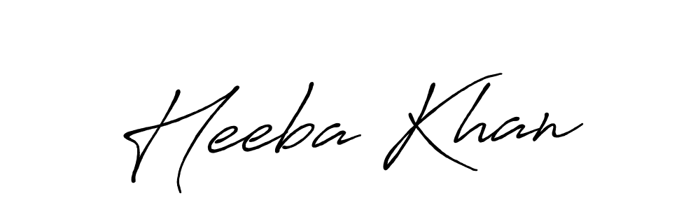 Also You can easily find your signature by using the search form. We will create Heeba Khan name handwritten signature images for you free of cost using Antro_Vectra_Bolder sign style. Heeba Khan signature style 7 images and pictures png