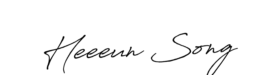 You should practise on your own different ways (Antro_Vectra_Bolder) to write your name (Heeeun Song) in signature. don't let someone else do it for you. Heeeun Song signature style 7 images and pictures png