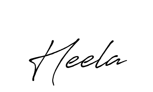 Design your own signature with our free online signature maker. With this signature software, you can create a handwritten (Antro_Vectra_Bolder) signature for name Heela. Heela signature style 7 images and pictures png