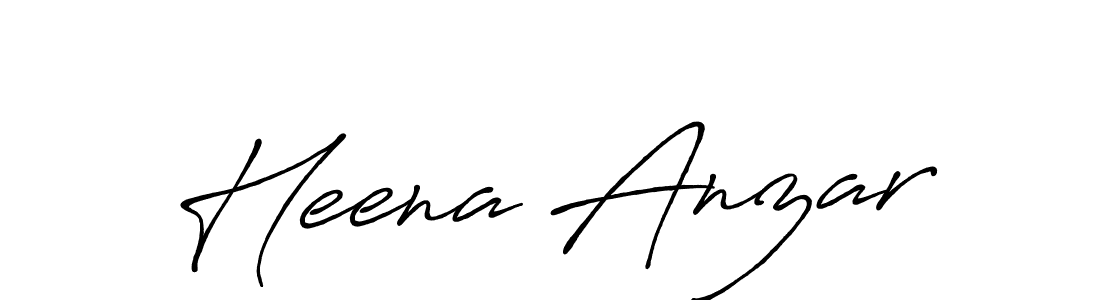 You can use this online signature creator to create a handwritten signature for the name Heena Anzar. This is the best online autograph maker. Heena Anzar signature style 7 images and pictures png
