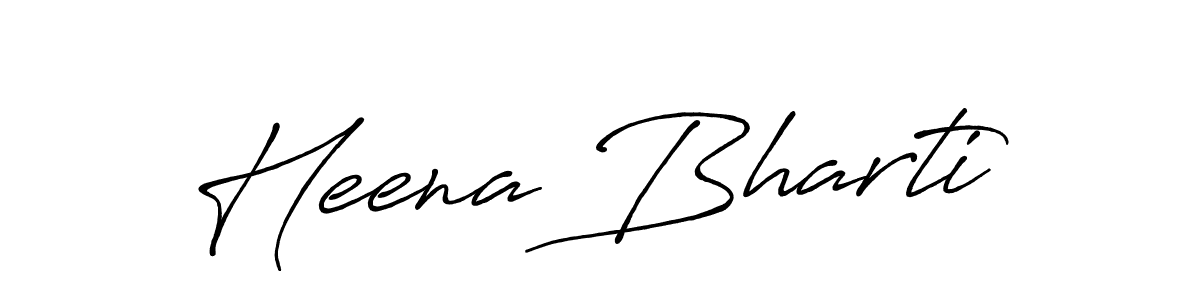 Make a short Heena Bharti signature style. Manage your documents anywhere anytime using Antro_Vectra_Bolder. Create and add eSignatures, submit forms, share and send files easily. Heena Bharti signature style 7 images and pictures png