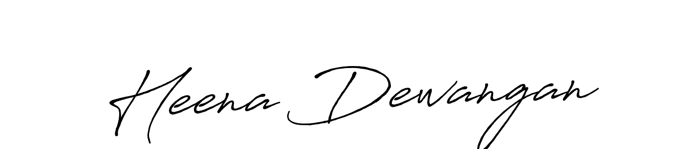 Heena Dewangan stylish signature style. Best Handwritten Sign (Antro_Vectra_Bolder) for my name. Handwritten Signature Collection Ideas for my name Heena Dewangan. Heena Dewangan signature style 7 images and pictures png