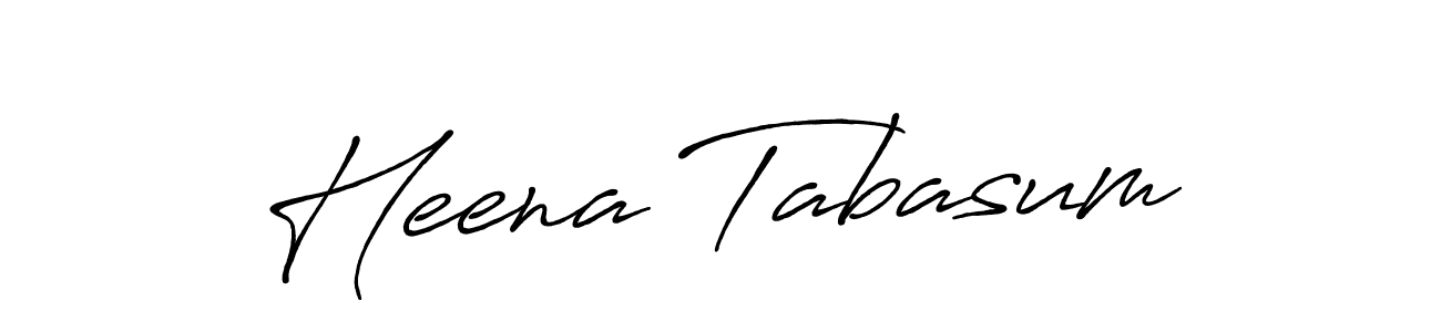 Also You can easily find your signature by using the search form. We will create Heena Tabasum name handwritten signature images for you free of cost using Antro_Vectra_Bolder sign style. Heena Tabasum signature style 7 images and pictures png