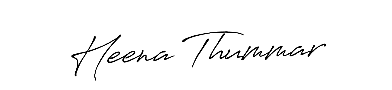 if you are searching for the best signature style for your name Heena Thummar. so please give up your signature search. here we have designed multiple signature styles  using Antro_Vectra_Bolder. Heena Thummar signature style 7 images and pictures png