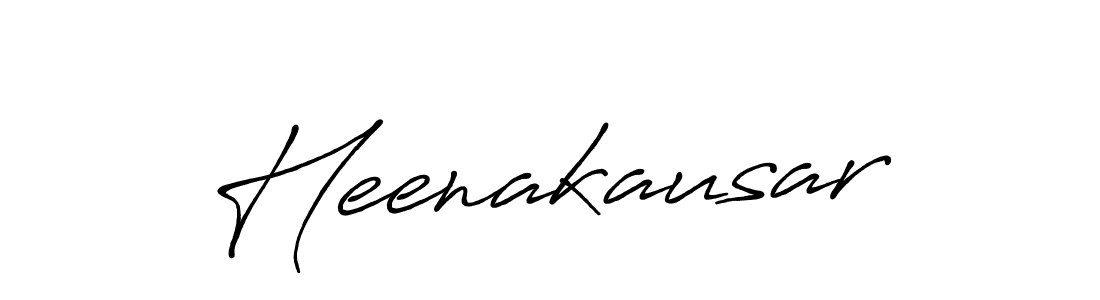 Heenakausar stylish signature style. Best Handwritten Sign (Antro_Vectra_Bolder) for my name. Handwritten Signature Collection Ideas for my name Heenakausar. Heenakausar signature style 7 images and pictures png