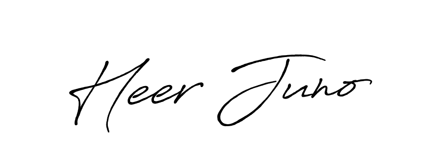 Best and Professional Signature Style for Heer Juno. Antro_Vectra_Bolder Best Signature Style Collection. Heer Juno signature style 7 images and pictures png