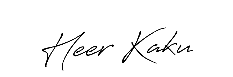 How to make Heer Kaku signature? Antro_Vectra_Bolder is a professional autograph style. Create handwritten signature for Heer Kaku name. Heer Kaku signature style 7 images and pictures png