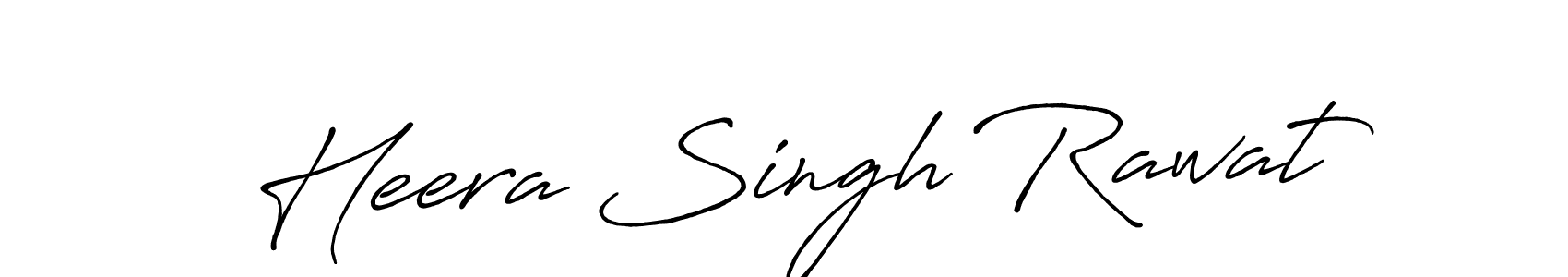 Use a signature maker to create a handwritten signature online. With this signature software, you can design (Antro_Vectra_Bolder) your own signature for name Heera Singh Rawat. Heera Singh Rawat signature style 7 images and pictures png