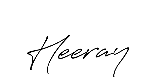 Once you've used our free online signature maker to create your best signature Antro_Vectra_Bolder style, it's time to enjoy all of the benefits that Heeray name signing documents. Heeray signature style 7 images and pictures png