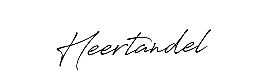 How to make Heertandel name signature. Use Antro_Vectra_Bolder style for creating short signs online. This is the latest handwritten sign. Heertandel signature style 7 images and pictures png