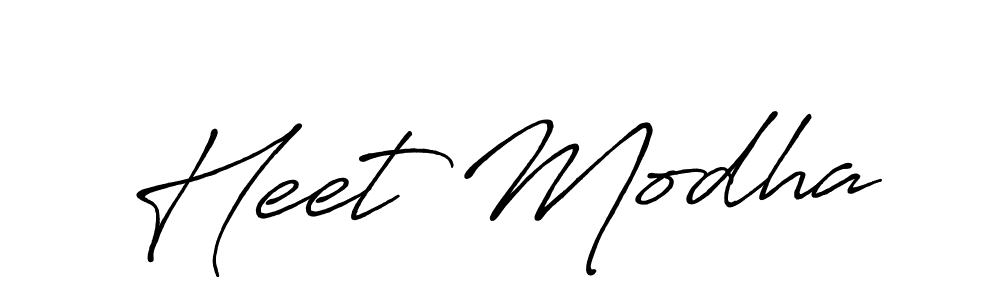 Make a beautiful signature design for name Heet Modha. Use this online signature maker to create a handwritten signature for free. Heet Modha signature style 7 images and pictures png