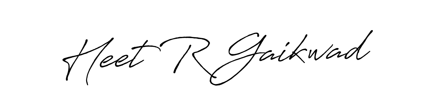 Make a beautiful signature design for name Heet R Gaikwad. Use this online signature maker to create a handwritten signature for free. Heet R Gaikwad signature style 7 images and pictures png