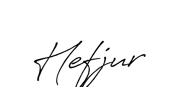 The best way (Antro_Vectra_Bolder) to make a short signature is to pick only two or three words in your name. The name Hefjur include a total of six letters. For converting this name. Hefjur signature style 7 images and pictures png