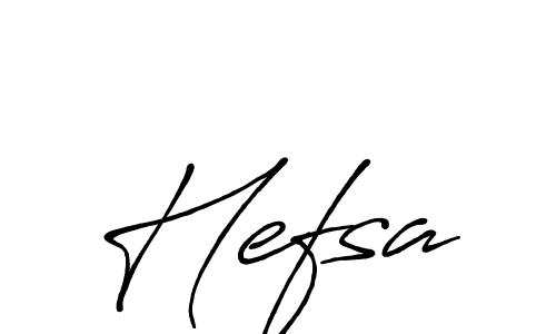 Create a beautiful signature design for name Hefsa. With this signature (Antro_Vectra_Bolder) fonts, you can make a handwritten signature for free. Hefsa signature style 7 images and pictures png